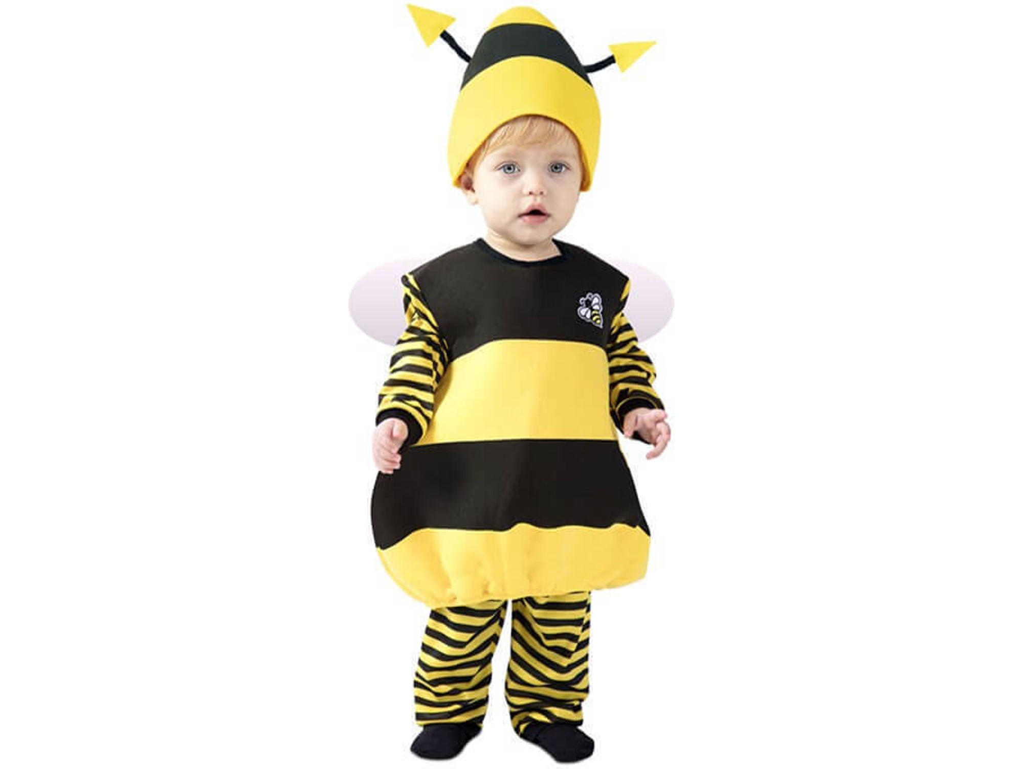 Disfraz de Bebé DISFRAZZES Abejita Amarillo (Talla: 1 a 2 años)
