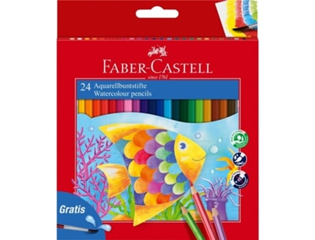 Pack 24 Lápices FABER-CASTELL Watercolour