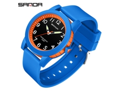 Reloj De Pareja Sencillo De Cuarzo Fluorescente E Impermeable Para Mujer (azul Oscuro)