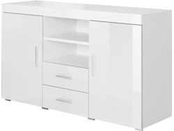 Aparador MÓVEIS BONITOS Roque (Blanco - 140x40x80 cm)