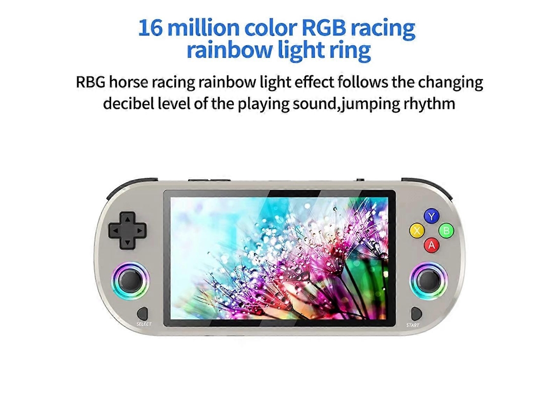 Consola De Juegos Retro M22 Pro 128gb 5.0 Pulgadas Ips Display Rgb Led Joystick Soporte Linux / Emelec 4.3 Para
