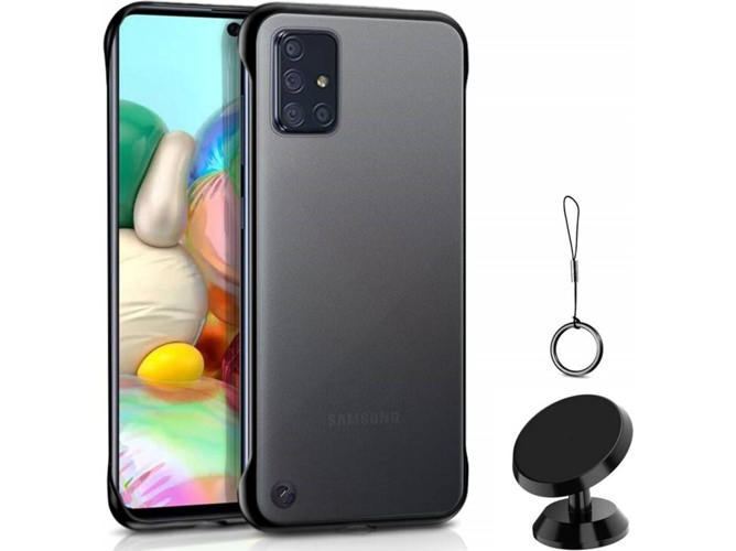 Kit Carcasa y Soporte Magnetico Samsung Galaxy S10 Lite Naked Gris