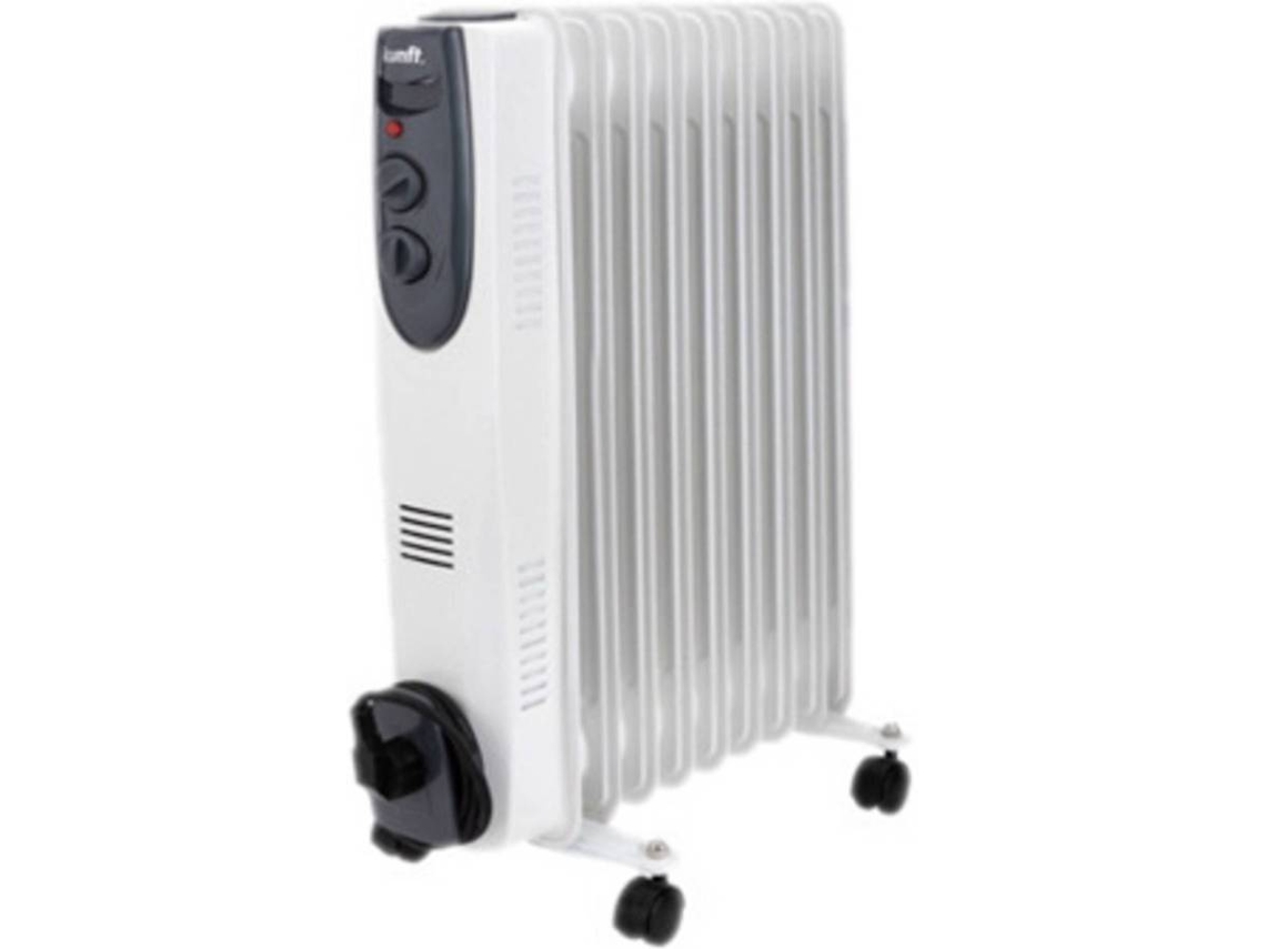 Radiador de Aceite KUNFT KOR-1318 (2000 W - Blanco)