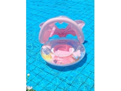 Flotador hinchable de sirena para niños, ideal para actividades de verano al aire libre, duradero y antivuelco.