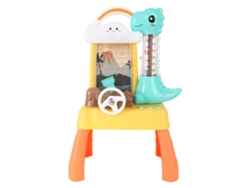 Mali máquina de Pegar Feijão Dinossauro Elétrico Jogo Interativo Educativo Brinquedo para Crianças Presente Amarelo