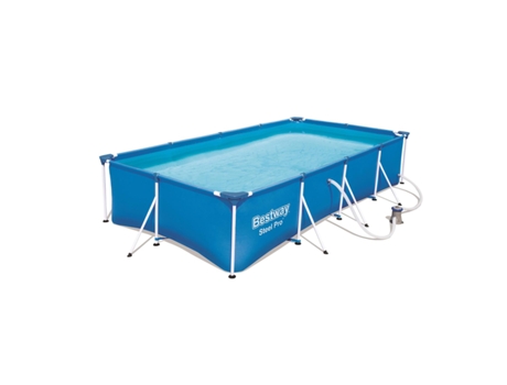Bestway Steel Pro 56424 Piscina elevada redonda rectangular 5700 L Azul