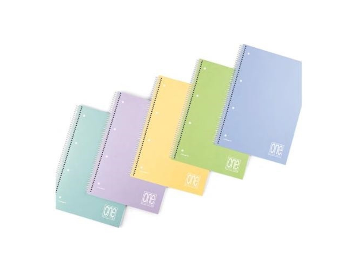 BLASETTI One Color Cuaderno Y Block A5 81 Hojas Multicolor