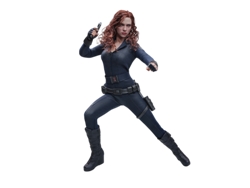 Figura Hot Toys MMS757 - Marvel Comics - Iron Man 2 - Black Widow