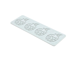 Molde De Silicona Reutilizable, Resistente Al Calor Y Antiadherente Para Masa De Azúcar, Ideal Para Pasteles Y Galletas.