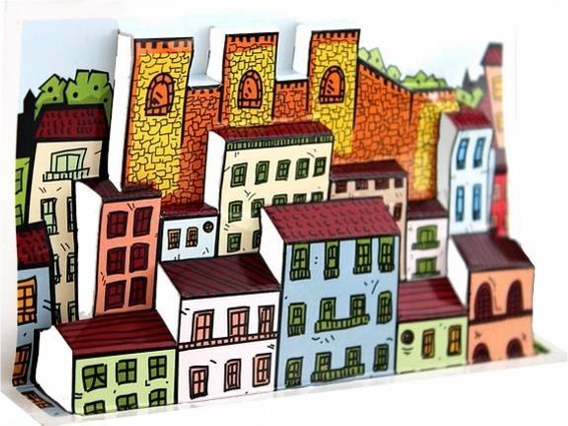Libro Pop-Up Castelo de S. Jorge Lisboa (Portugués)