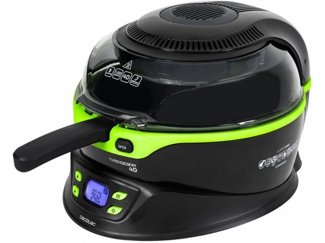 Freidora de Aire CECOTEC Turbo Cecofry 4D (1.5 Kg - Negro)