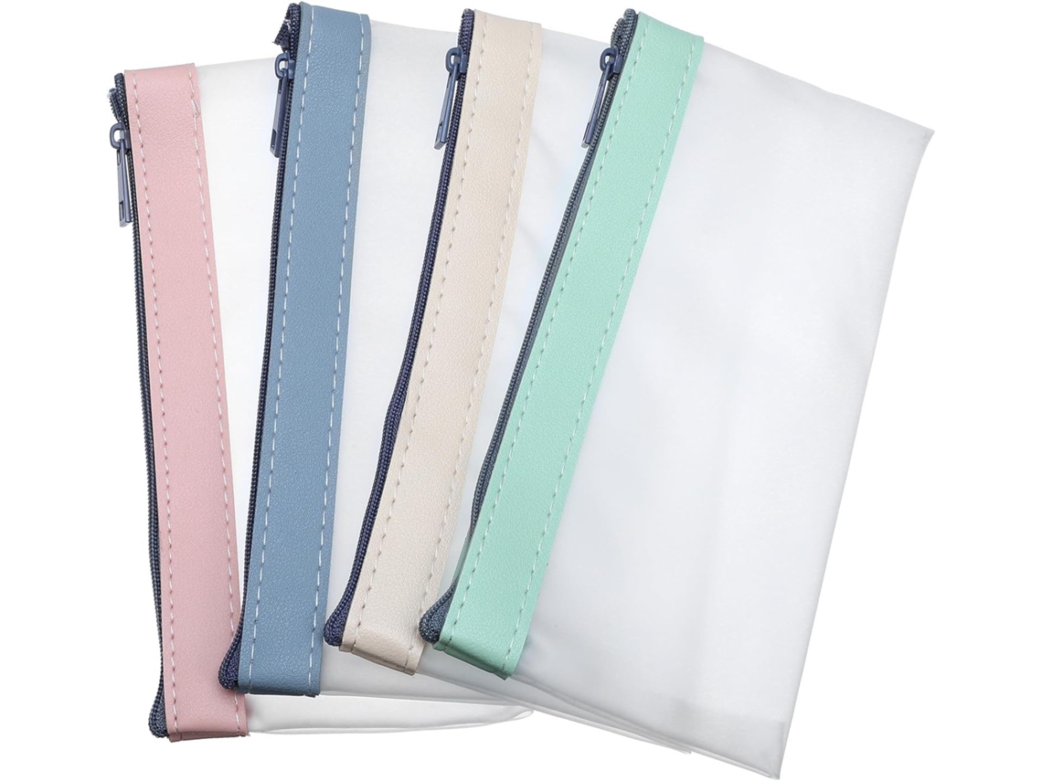 Estuche Lápices De Pvc Duradero Cremallera Para Escolar