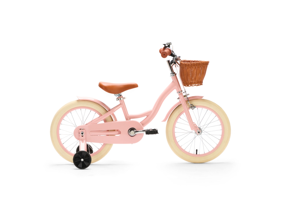 Generation Blanco 16 Pulgadas - Bicicleta Infantil Rosa Con Cesta