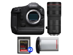 Canon Eos R1 + Rf 70-200mm F/2.8 L Is Usm Z Negro + 2 Sandisk 512gb Extreme Pro Cfexpress Type B + Canon Lp-e19 + Ebook Pricedirect