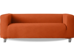 Funda para Sillón Tejido Elástico MILICA Spongy Beige Oscuro (Poliéster, Algodón, Elástomero - 130 cm)