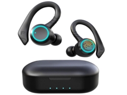 YEMAESRE Auriculares Bluetooth Sin Micrófonos Duales Sobre La Oreja Impermeables Negro