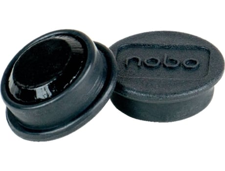 Pack 10 Imanes NOBO 24 mm (Negro)
