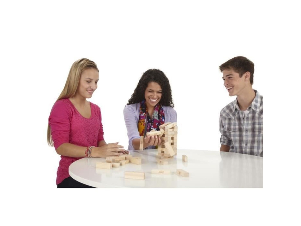 Juego Educativo HASBRO Jenga (Edad Mínima: 6 Años - 8 x 11,5 x 28 cm)