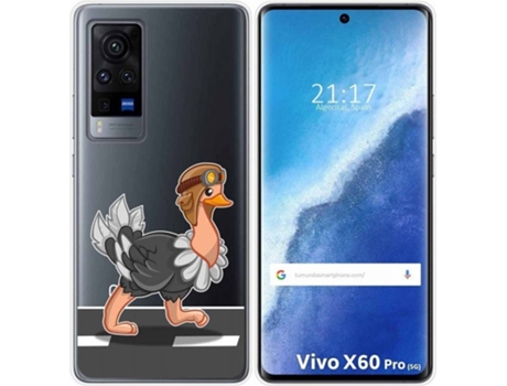 Carcasa Vivo X60 Pro 5G TUMUNDOSMARTPHONE Avestruz Multicolor
