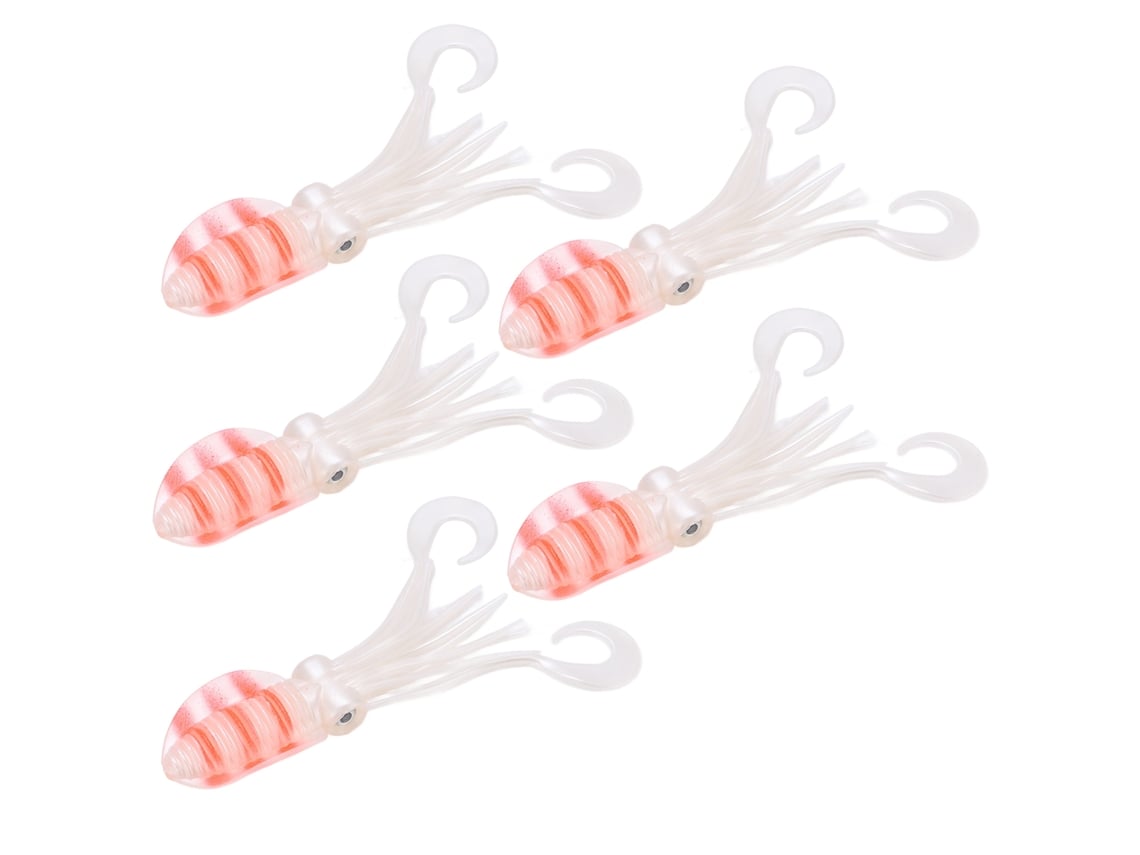 Señuelo De Pulpo Luminoso Sksoft Skirt Bait Para Pesca En Salada Oceánica Aprox. 12cm