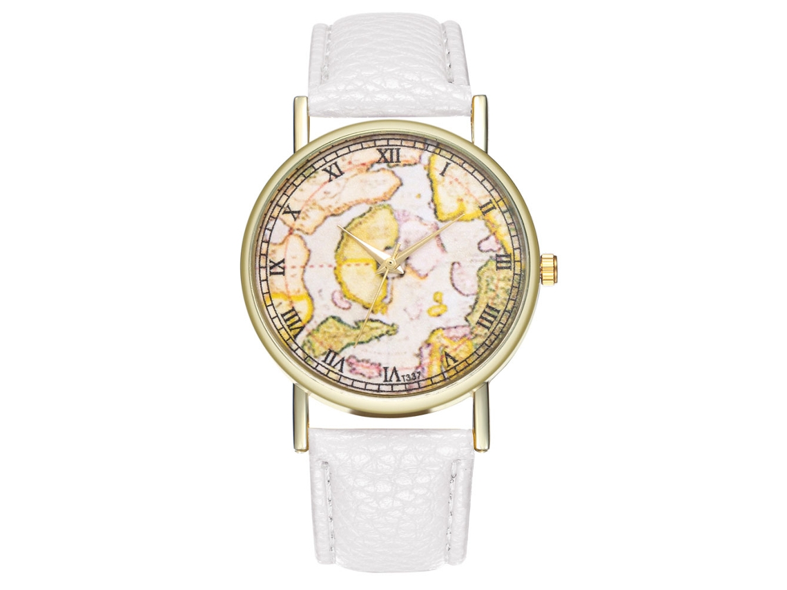 Reloj De Cuarzo Elegante Y Fashion Para Hombres Y Mujeres Regalo (blanco)