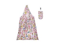 Bolsa de compras plegable para mujer, portátil, creativa para uso diario, bolsa de compras portátil creativa, bolsa plegable con estampado