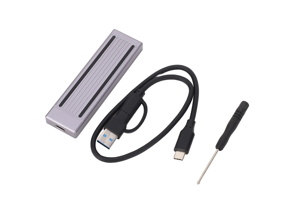 Caja Externa Ssd M.2 Nvme Pcie Ngff Usb3.1 Gen2 10gbps Para Ssd 2230 2242 2260 2280 (sin Disco Duro)