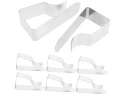 Clips Trapezoidales Para Manteles De 8 Piezas, Soportes De Acero Inoxidable, Fijaciones Para