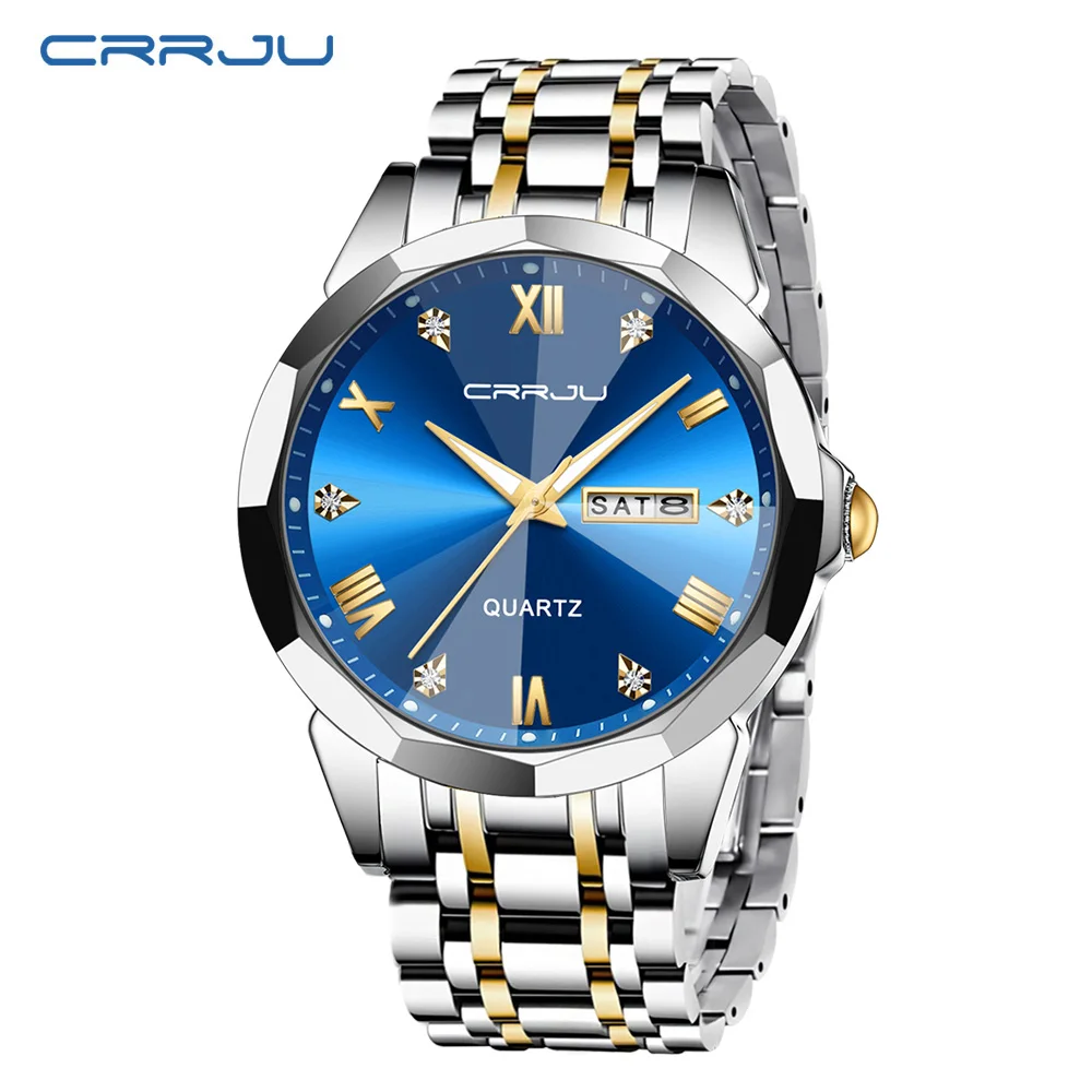 Relojes De Negocios Para Hombre, Luminosos Y Resistentes Al Agua.