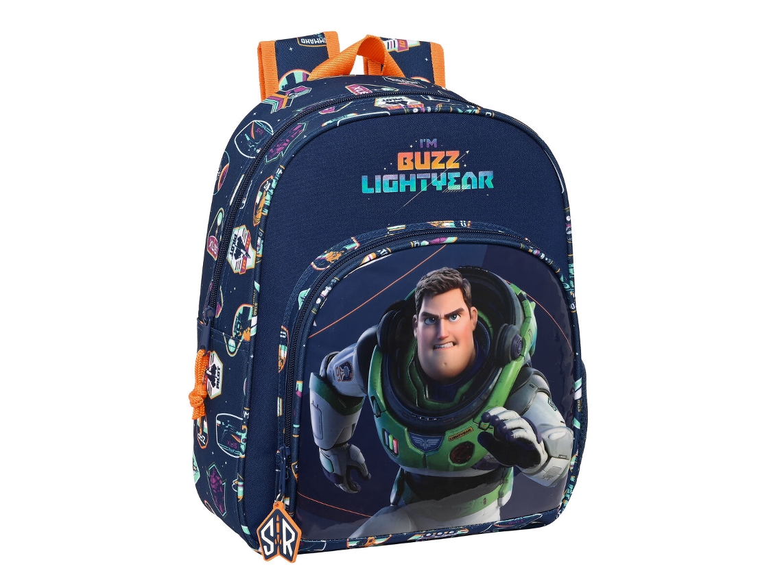 Mochila de La Escuela Buzz Lightyear Azul Marino 28 x 34 x 10 cm