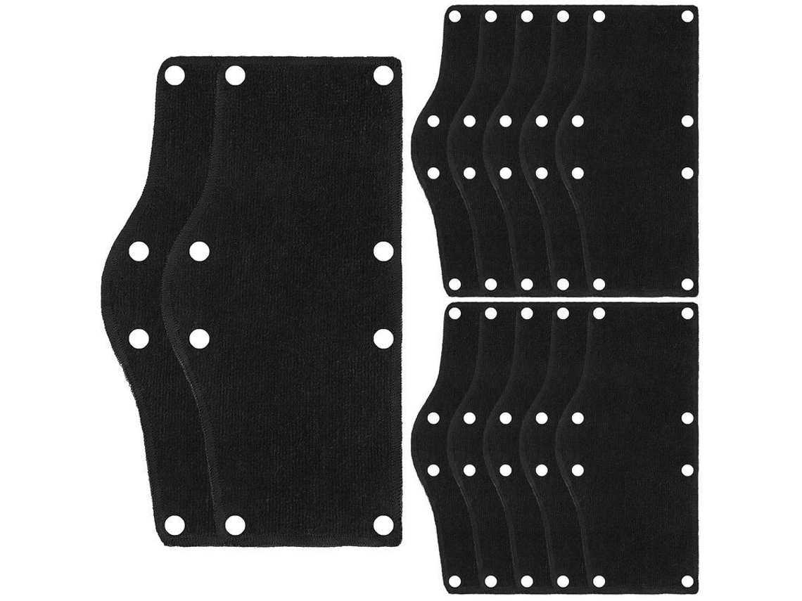 12 Cintas Antisudor De Algodón Reutilizables Para Cascos De Seguridad Con Botones - Accesorios Para Cascos Industriales
