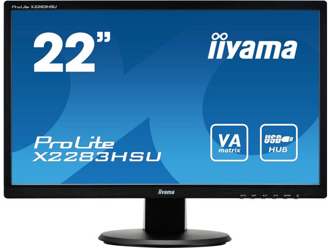 Monitor IIYAMA X2283HSU-B1DP (21.5'' - Full HD - LED)