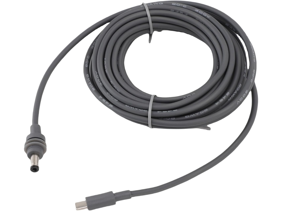 Cable De Alimentación Usb C A Cc, 18 Awg, Ip68, Protocolo Pd, Compatible