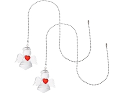 Juego De 2 Extensiones Decorativas Para Cadenas De Ventiladores De Techo Colgantes.