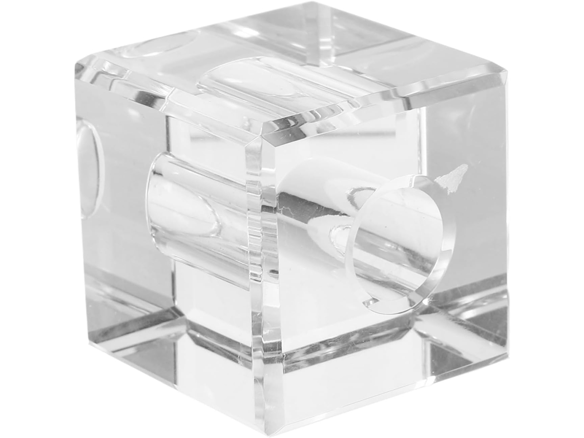 Besportble Portalápices De Cristal De Alta Transparencia Y Cristal Realza Cualquier Escritorio Con Una Clar...