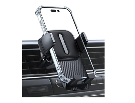 Soporte Teléfono Automóvil Ventilación Aire Duradero Móvil Teléfonos para Apple CHRONUS Negro