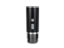 Máquina De Café Cápsula Espresso Automática Portátil, Compatible Con Cápsulas Grandes/pequeñas (negra, Calentamiento Vehicular)