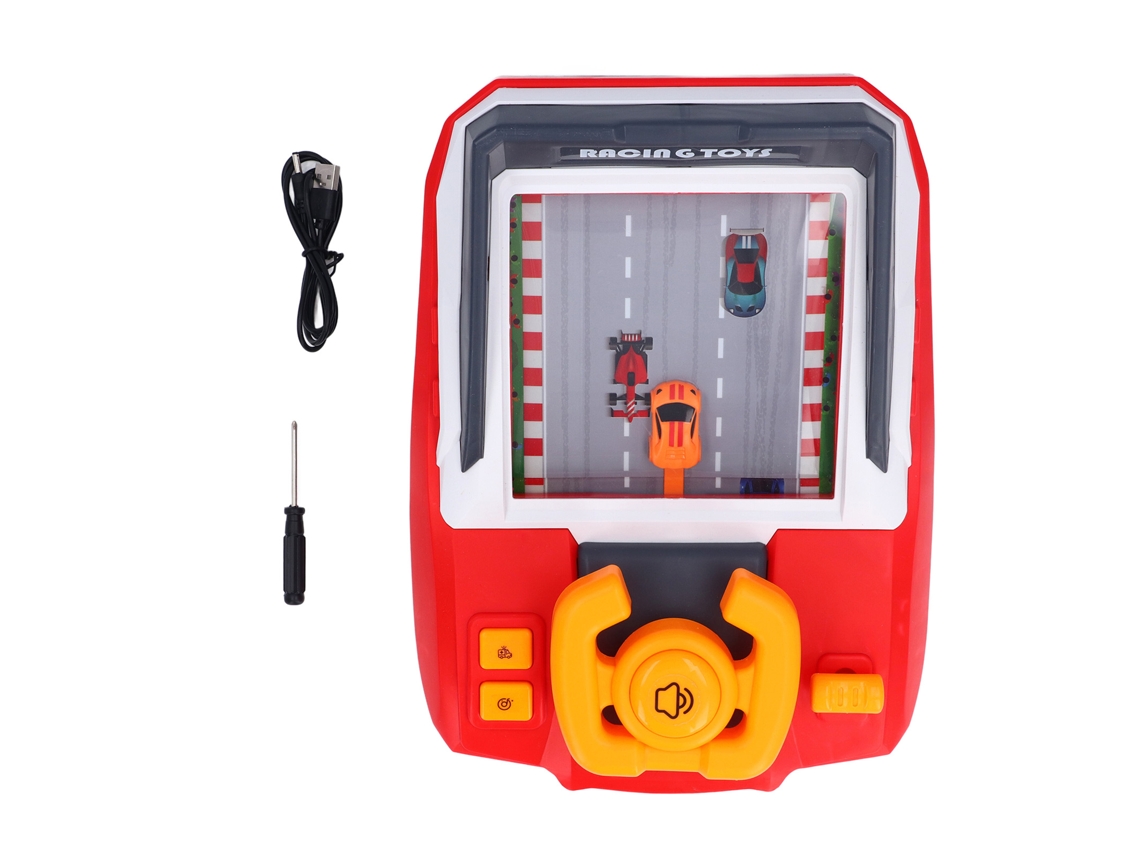 Ats-volante De Juguete Educatsivo Para Niños Simulación De Conducción Coche Bebé Entrenamiento De Seguimiento Visual Rojo