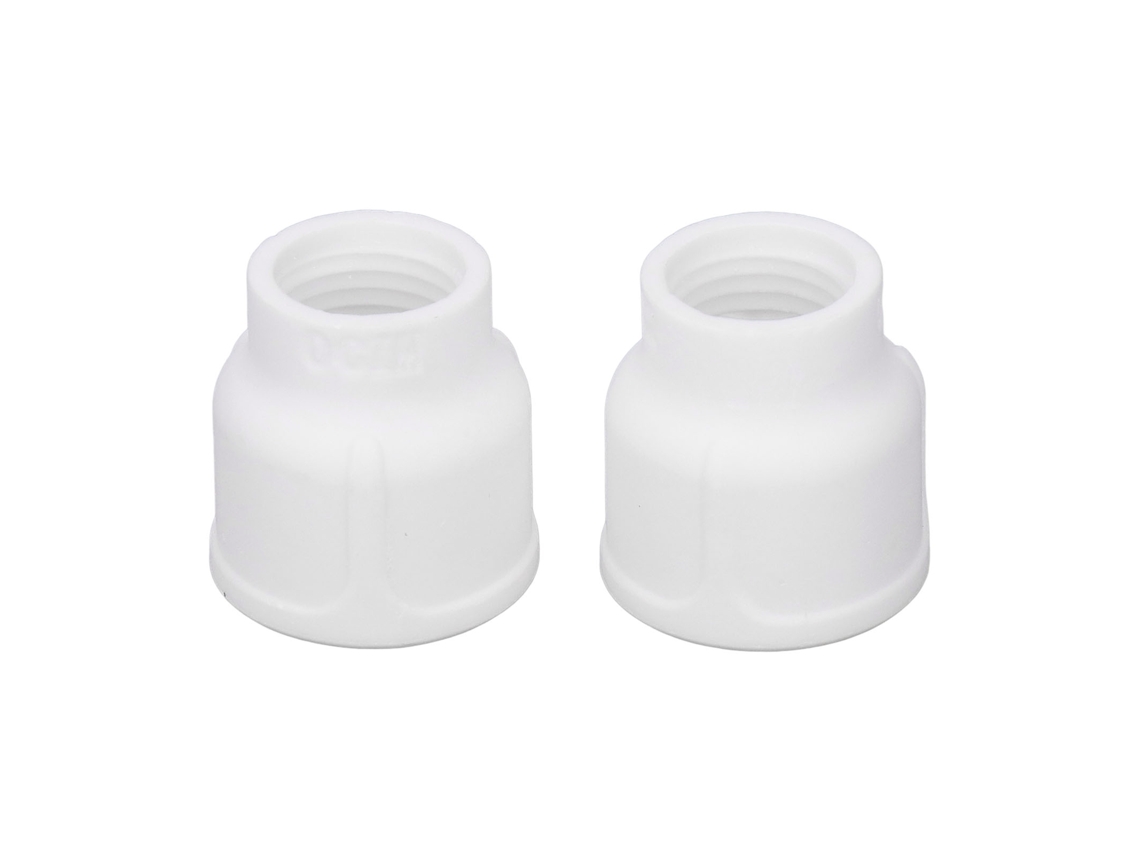 2 Piezas Copas De Soldadura Tig De Cerámica Blanca Kit Accesorio Boquilla Para Torcha Wp 9 20 25 Db Sr