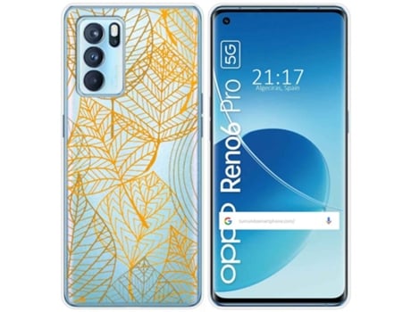 Carcasa Oppo Reno 6 Pro 5G TUMUNDOSMARTPHONE Dibujos Transparente