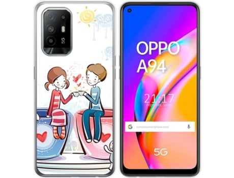 Carcasa Oppo A94 5G TUMUNDOSMARTPHONE Café Multicolor