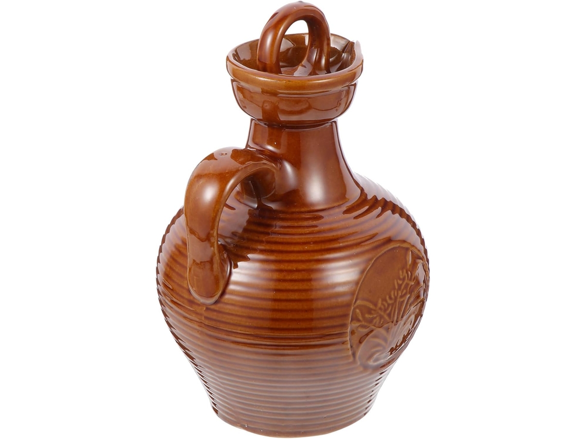 Jarra De Vino De Cerámica Vintage De 500 Ml Sin Asa Para El Hogar Y El Restaurante.