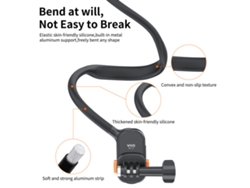 Soporte Cuello para cámaras de acción: GoPro, Osmo Action, Insta360 y Sports Selfies.
