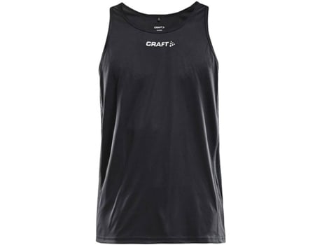 Camiseta de Hombre para Fútbol CRAFT Rush Negro (2XL)