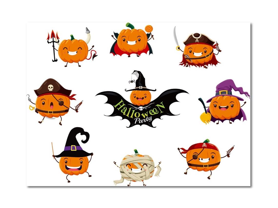 Pegatina de calabaza 45x60 cm