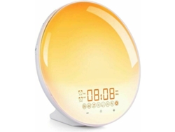 Despertador luminoso con sensor táctil y 20 niveles de brillo