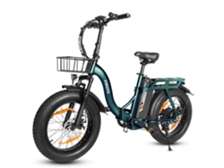 Bicicleta Elétrica Dobrável Eskute D202 Com Cesto Frontal E Bateria De 48v 20,8ah.