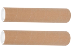 Tubo De Envío De 2 Piezas Para Pósteres, Tubos De Almacenamiento Resistentes Con Tapas Para Una Protección Fiable.