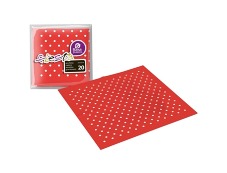 Pack 20 Servilletas Lunares 33X33 Cm GENÉRICO