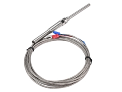 Sonda De Temperatura Termopar Pt100 Con Cable De 3 M, Sonda De 50 Mm, 0-400 ℃, Rosca M8